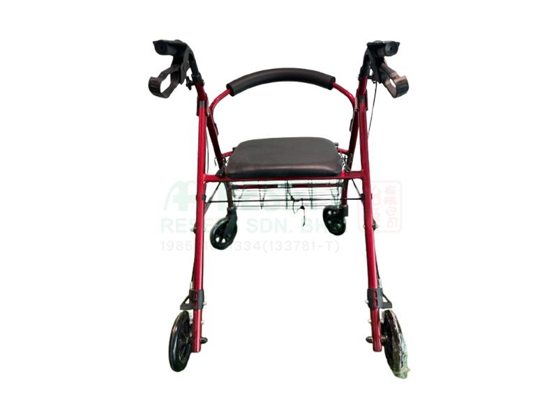 Rolator With 4 Wheels, Seat & Bucket